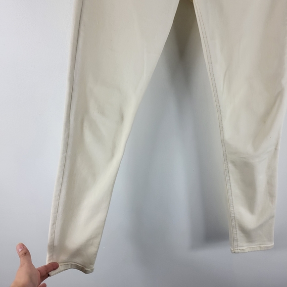 Rag & Bone Cate Mid Rise Ankle Skinny Jeans Butter Yellow - Picture 5 of 12